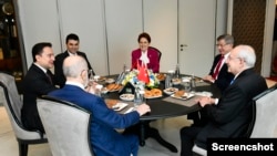 İyi Parti Genel Başkanı Meral Akşener evsahipliğinde CHP Genel Başkanı Kemal Kılıçdaroğlu, Saadet Partisi Genel Başkanı Temel Karamollaoğlu, Demokrat Parti Lideri Uysal, DEVA Partisi Genel Başkanı Ali Babacan ve Gelecek Partisi Genel Başkanı Ahmet Davutoğlu görüştü.